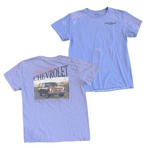 Vintage Chevrolet Truck Tee Acid Wash Purple Size Large